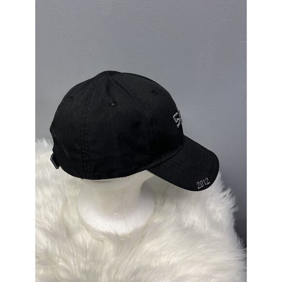 511 Tactical Hat One Size Black Strap Back‎ Dad Cap Rip Stop Pink Embroidered - Picture 3 of 7